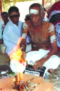 a leprosy effected priest