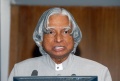 Indian President Mr. A.P.J. Abdul Kalam on stage.