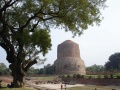 Sarnath, Stupa marks the place of Budhas first teaching