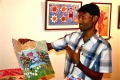 Visitor astonished at Srinivasans painting