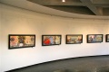 "Honeymoney" collages mounted at the Triveni Garden Theater