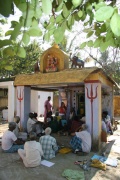 Workshop at the Temple of Bharathapuram
