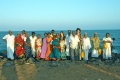 Group-picture at the sea of Pondichery