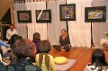 Margitha Graf performes a special meditation