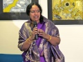 Akka Rajarajeswari explains the Indian dance performance