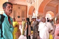 Students very amazed about the ambience of the Diwan-I-Khas, part of the City Palace