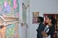 The poet Amala from Trivandrum looks at the painting