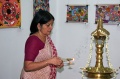 Lighting of lamps - Princess of Travancore Gauri Parvathi Bayi