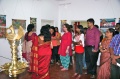 Guests listen to Princess of Travancore Gauri Parvathi Bayi explains her view