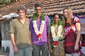 Werner Dornik and Dagmar Vogl with the two Bindu-Art School coordinators Udayakumar and Uma