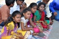 Children from Bharathapuram joining the Bindu birthady celebration