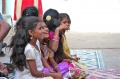Children from Bharathapuram enjoying the Bindu birthday celebration
