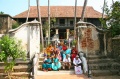 Dagmar Vogl with Bindu-Art School artists in the Padmanahapuram Palace