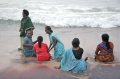 Bindu artists enjoying the sea at Vivekananda Kendra in Kanyakumari 3