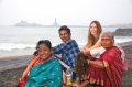 Dagmar Vogl with Sundari, Udayakumar and Rajeswari enjoying the sea and sunrise at Vivekananda Kendra in Kanyakumari 3