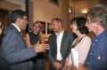 Mr Rajiva Misra, Ambassador of India in Austria talks to Andreas Schieder & Christine Muttonen & Werner Dornik