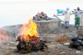Burning place at Ganga