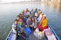 Bindu students on the boat
