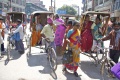 Roaming around with cycle rickshaws