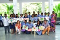 RSO pupils presenting their paintings