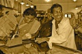 Radha & Balachandran in the museum shop