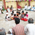 Performance by the colony children