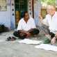 Tone Fink and artist Bala Subramani