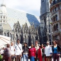 Vor dem Stephansdom -  2025 by Werner Dornik