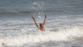 S. Subaih liked to swimm after the show