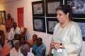 Sharan Apparao talks to the audience