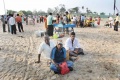 on the beach