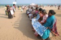 The exhibition on the beach