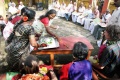 Uma and Jayalakshmi prepairing the cake