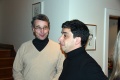 Fernando Morales-de la Cruz with his friend from paris