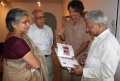 Werner Dornik with C. K. Shah the Former governor of the Rotarys in Utah Pradesh look at the BINDU-Book