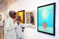 Subaih and Srinivasan in the Gallery