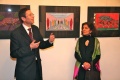 The Austrian Ambassador Mr. Hajnoczi at his opening speech with Mrs Zahedia