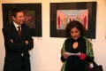 The Austrian Ambassador Mr. Hajnoczi listens to the opening speech of Mrs. aleha Zahedia