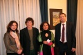 The Austrian General Konsul Mrs. Ellision, Werner Dornik, Mrs Elahe Zahedi and the Austrian Ambassador Mr. Hajnoczi