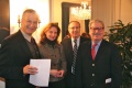 The Consul of Marokko, Mr. Mohamed Alaoni Belrhiti with the Austrian General Consul Mrs. Elisabeth Ellision-Kramer