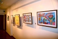 Paintings of the Bindu-Art-School in Weavers Studio Centre for the Arts, Kolkata