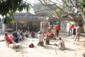 At the leprosy colony in Sarnath