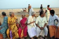 Students at Elliot Beach, Chennai