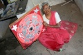 Lakshmiammal demonstrating her Bindu work