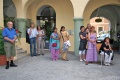 Visitors watching the performance