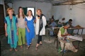 Dianna, Dagmar, Christine and Tia in the Bindu-Art-School Bharatapuram