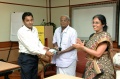 Ramachandran receives his present