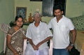 Eswaran with his grandchildren