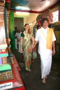 3 times the couple has to walk around the temple