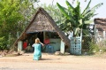 Dianna from Auroville and the coffee-shop